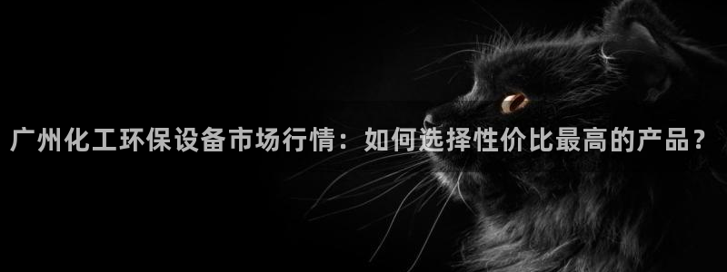 亿万番外：广州化工环保设备市场行情：如何选择性价比最高的产品？