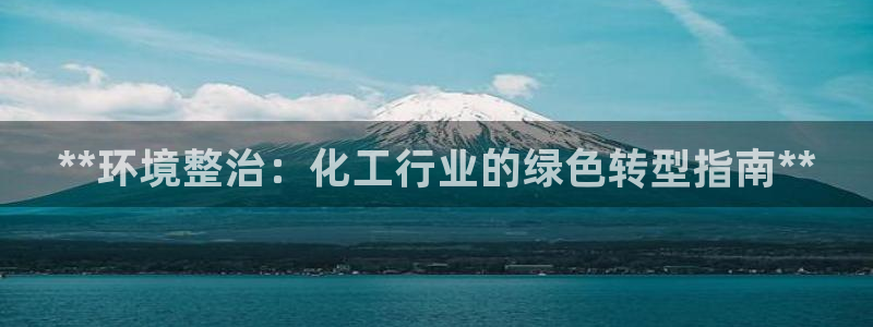 亿万先生官方网站首页：**环境整治：化工行业的绿色转型指南**