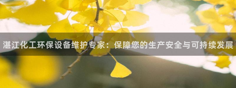 亿万先生007客服：湛江化工环保设备维护专家：保障您的生产安全与可持续发展