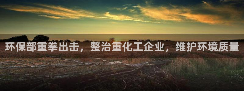 亿万先生mr014：环保部重拳出击，整治重化工企业，维护环境质量